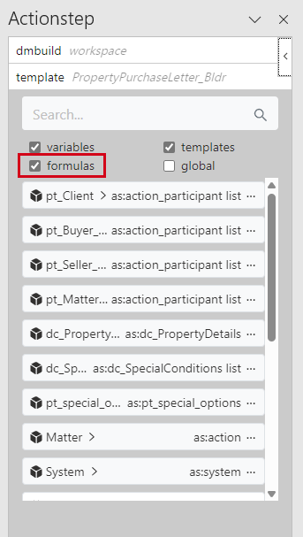 Creating Formulas in Builder – Practice Management